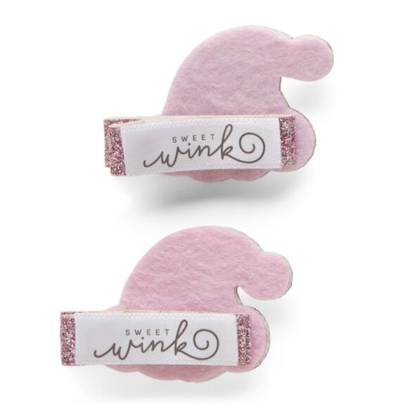 SWEET WINK Multi 2pk Santa Hat Hair Clips Set - Picture 2 of 2